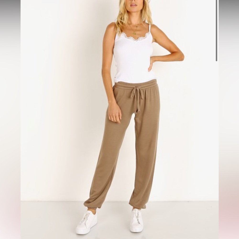 LNA taupe sweatpants
